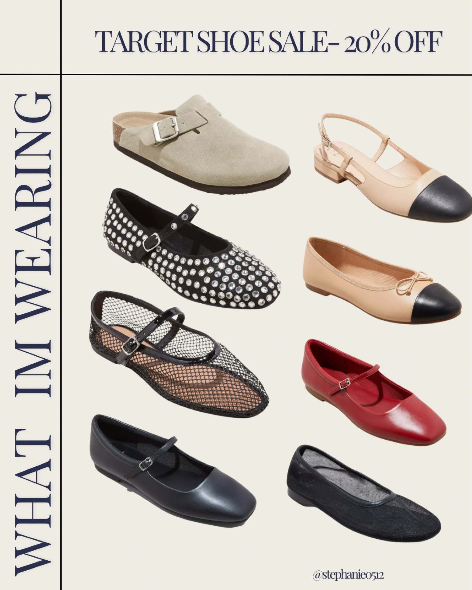 20% off sale on target shoes 

#LTKFindsUnder50 #LTKSaleAlert