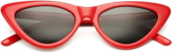 BOURYO Retro Vintage Cat Eye Sunglasses for women Clout Goggles Composite Frame | Amazon (US)