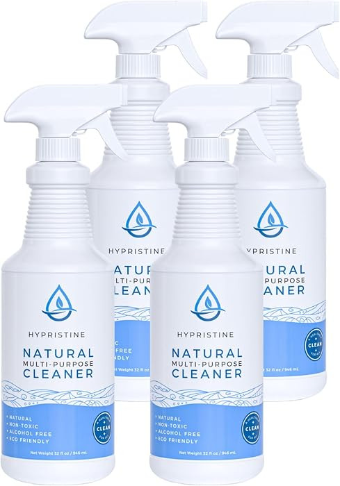 HYPRISTINE PURE Hypochlorous Acid Spray, Multi-Purpose Cleaner, Superior Shelf Life, 0% Bleach, 0... | Amazon (US)