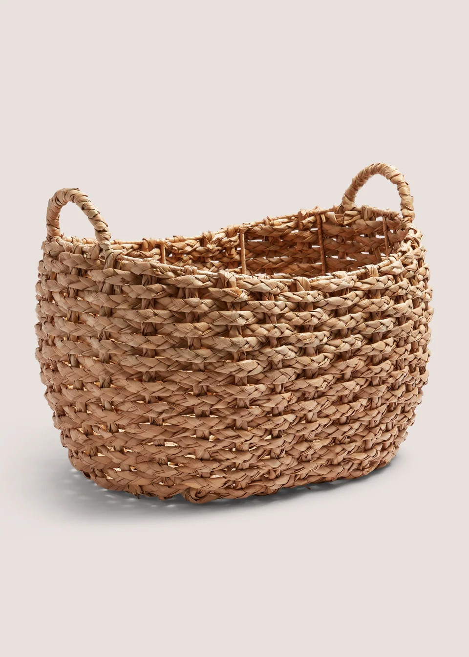 Cottage Curved Oval Basket (43cm x 33cm x 27cm) | Matalan (UK)