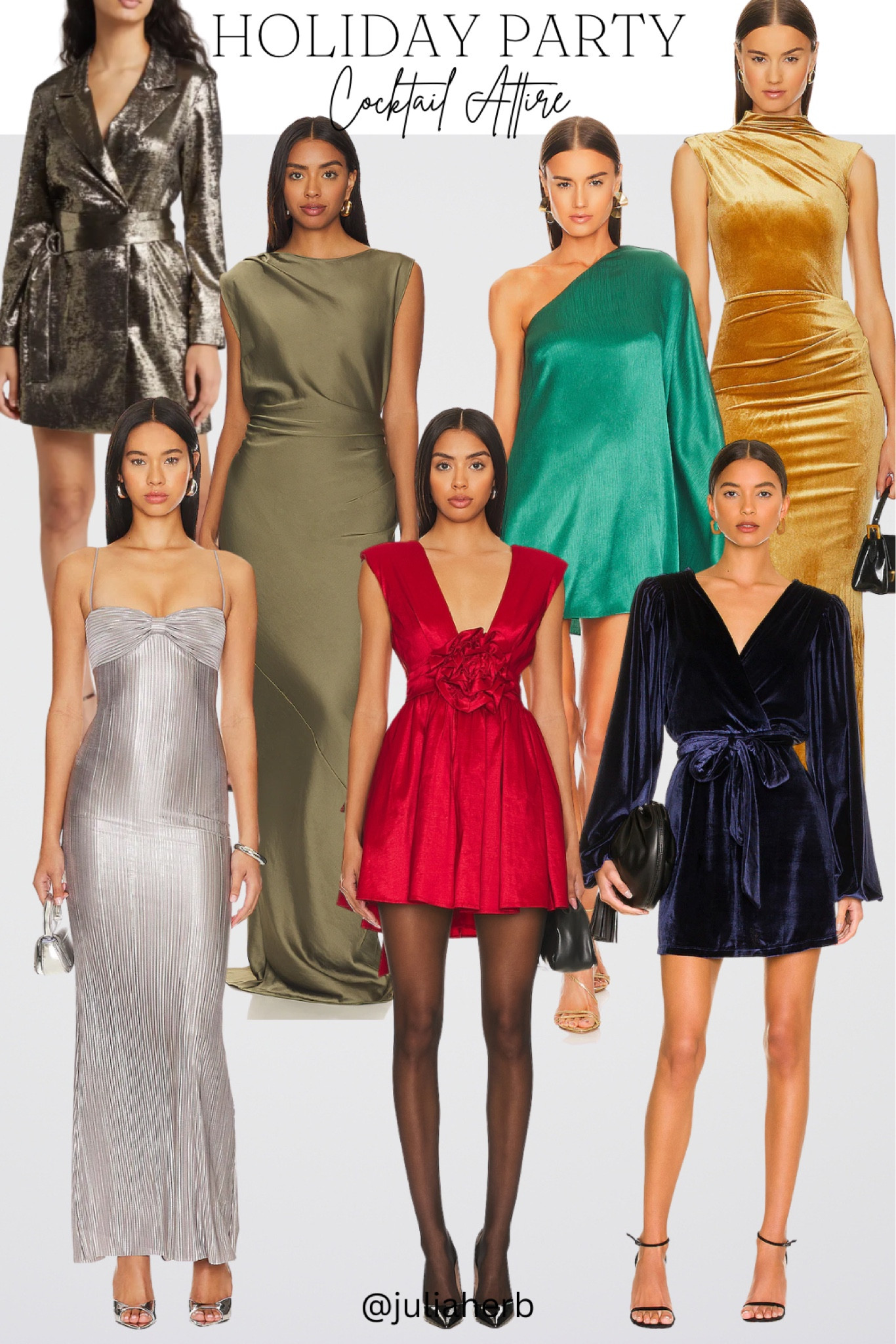 Holiday party dress Inspo! Cocktail attire, work party for the holidays or any other event this season 🖤

#LTKHoliday #LTKSeasonal #LTKparties