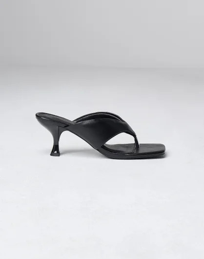 Faux Leather Square Toe Heel | Glassons (Australia)