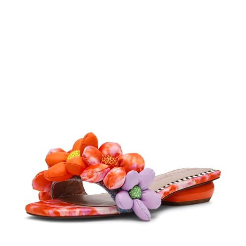 Betsey Johnson Women's Emelia, Orange Multi, 6 | Amazon (US)