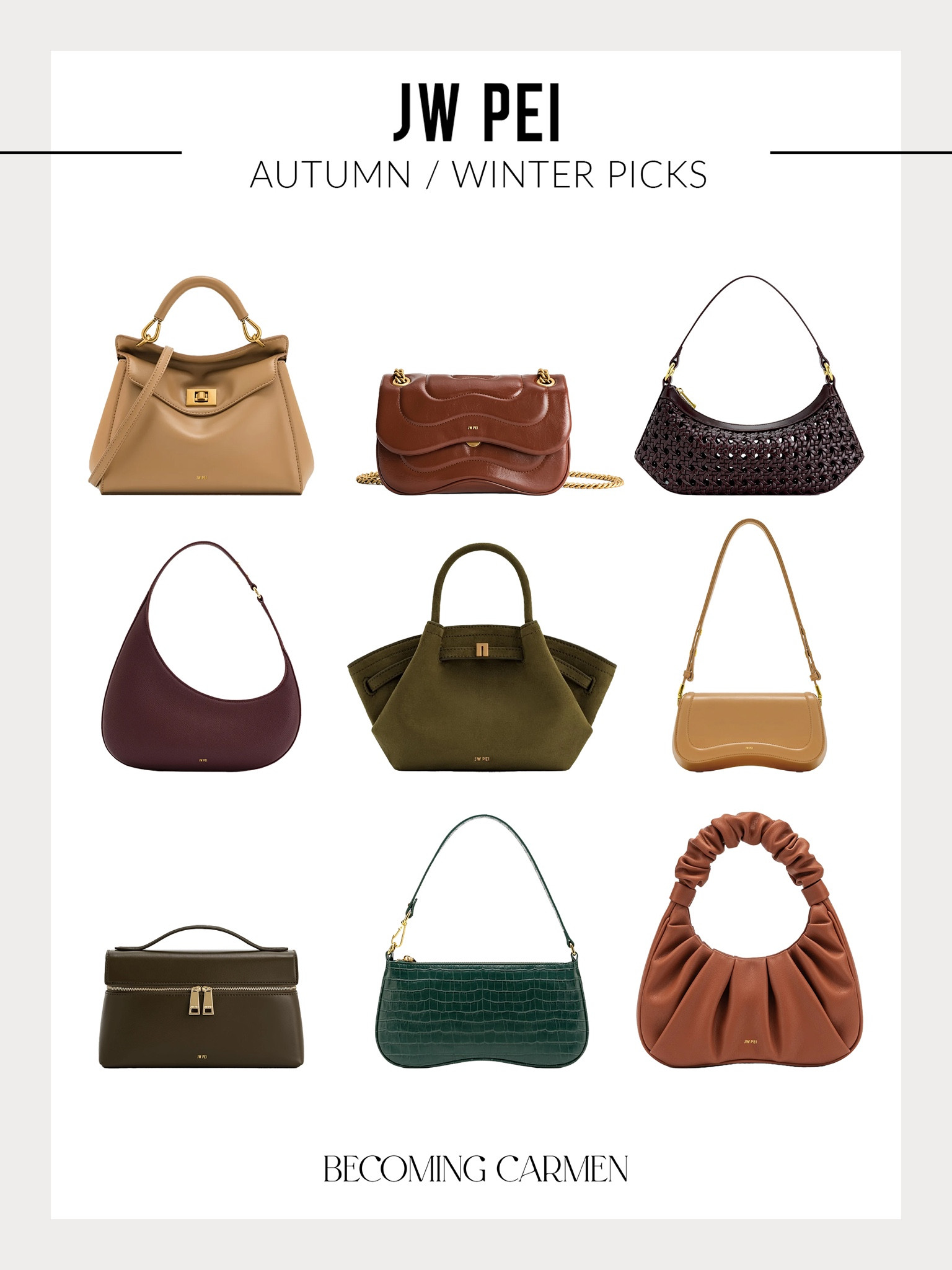 Black Friday is on at JW PEI with stacked discounts! All faux suede and vegan leather handbags perfect for the autumn and winter season are includedd

#LTKstyletip #LTKbag #LTKwinter