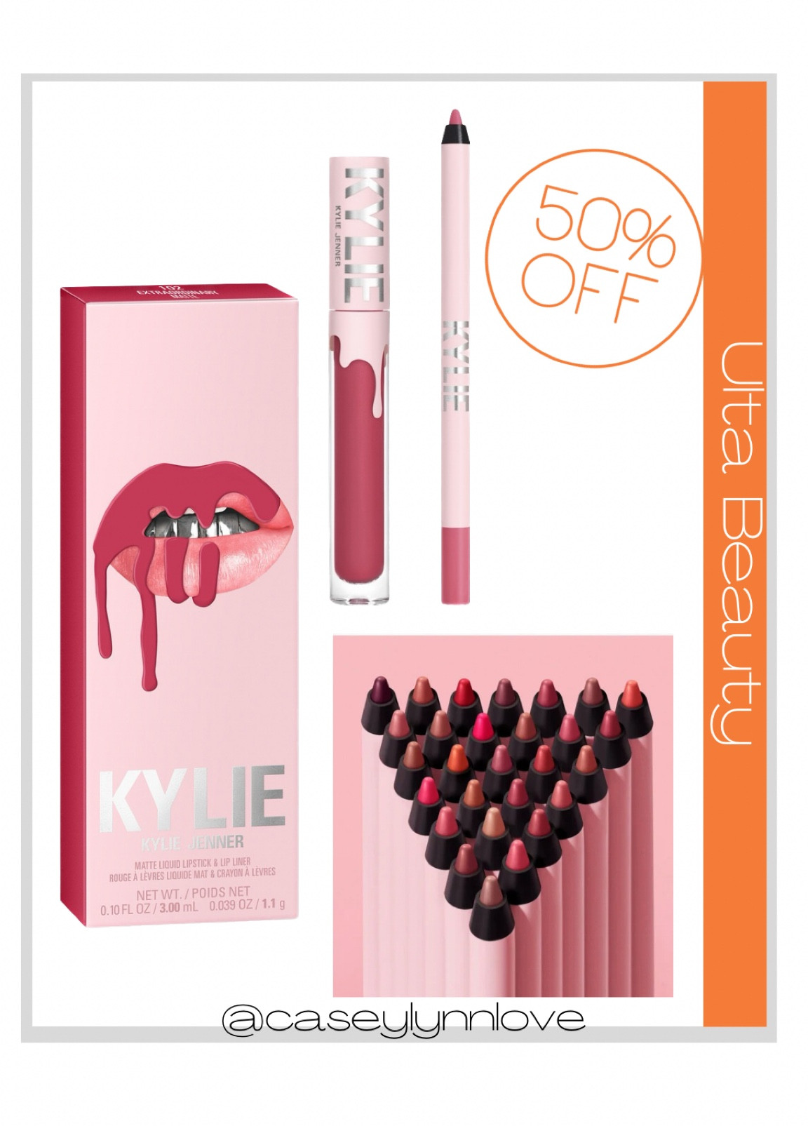 Ulta Beauty’s 50% off sale🎉 Kylie Cosmetics Matte Lip Kits are $17.50 Saturday September 16th only!!

#LTKSale #LTKbeauty #LTKsalealert