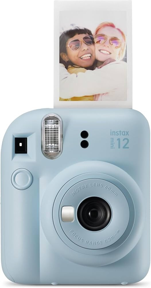 Fujifilm Instax Mini 12 Instant Film Camera - Pastel Blue | Amazon (US)