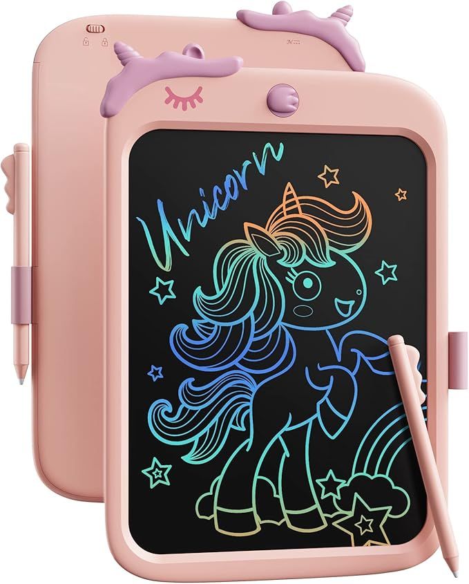 10 Inch Writing Tablet for Kids, UnicornToys Gifts for Girls Aged 3-5, Toddler Girl Toys Kids Edu... | Amazon (US)