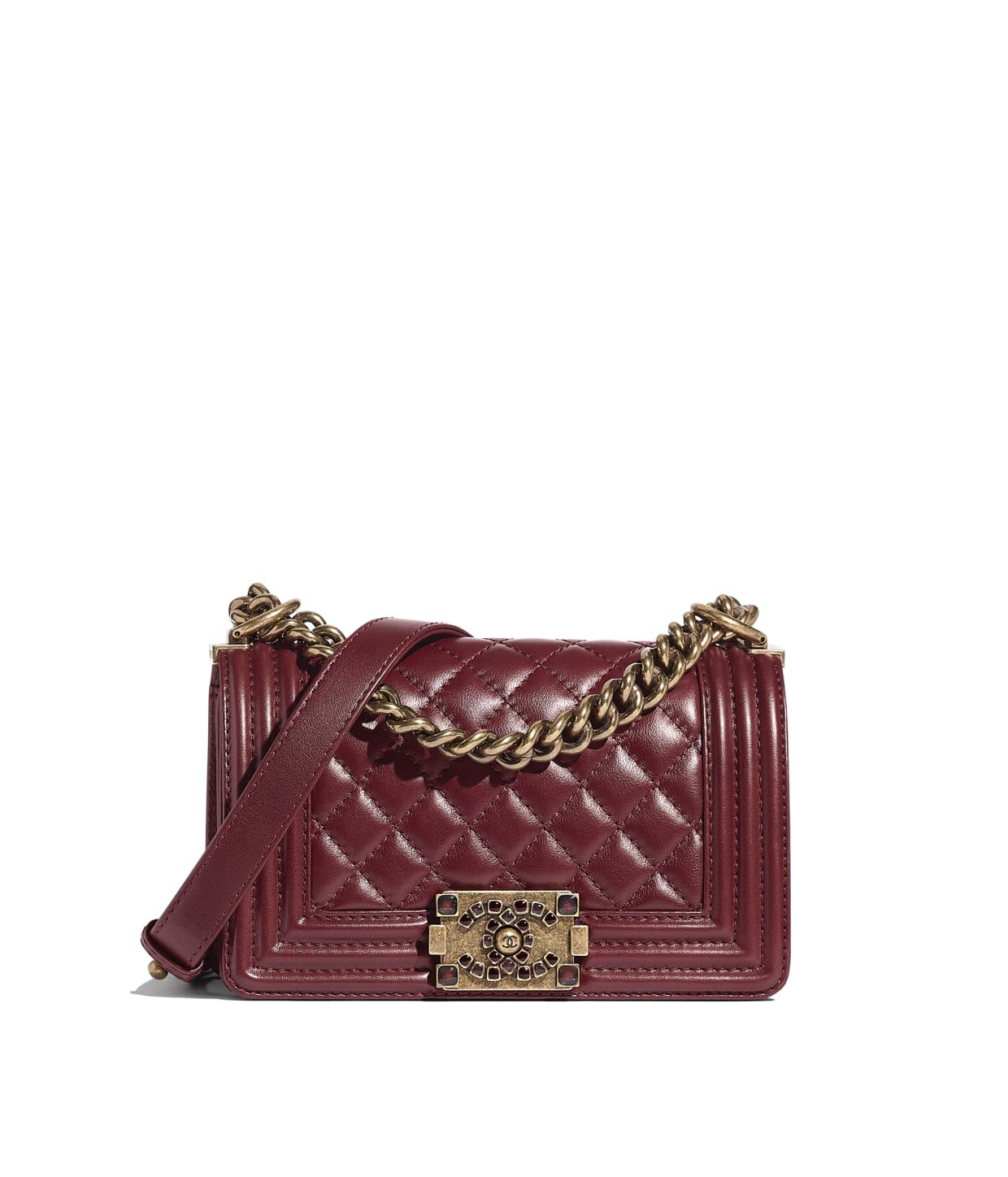 Calfskin & Aged Gold-Tone Metal | Chanel, Inc. (US)