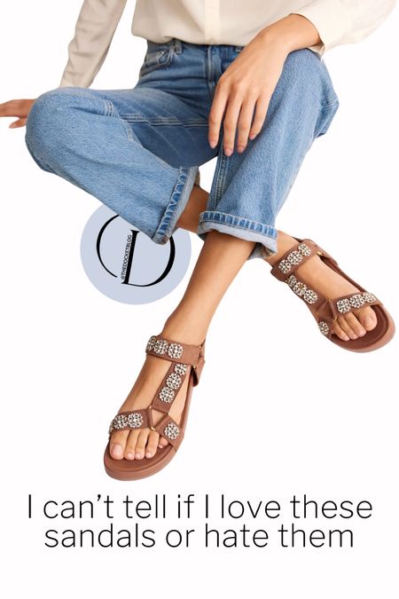 These embellished sandals caught my eye 

Womens business professional workwear and business casual workwear and office outfits midsize outfit midsize style 

#LTKShoeCrush #LTKSeasonal #LTKStyleTip