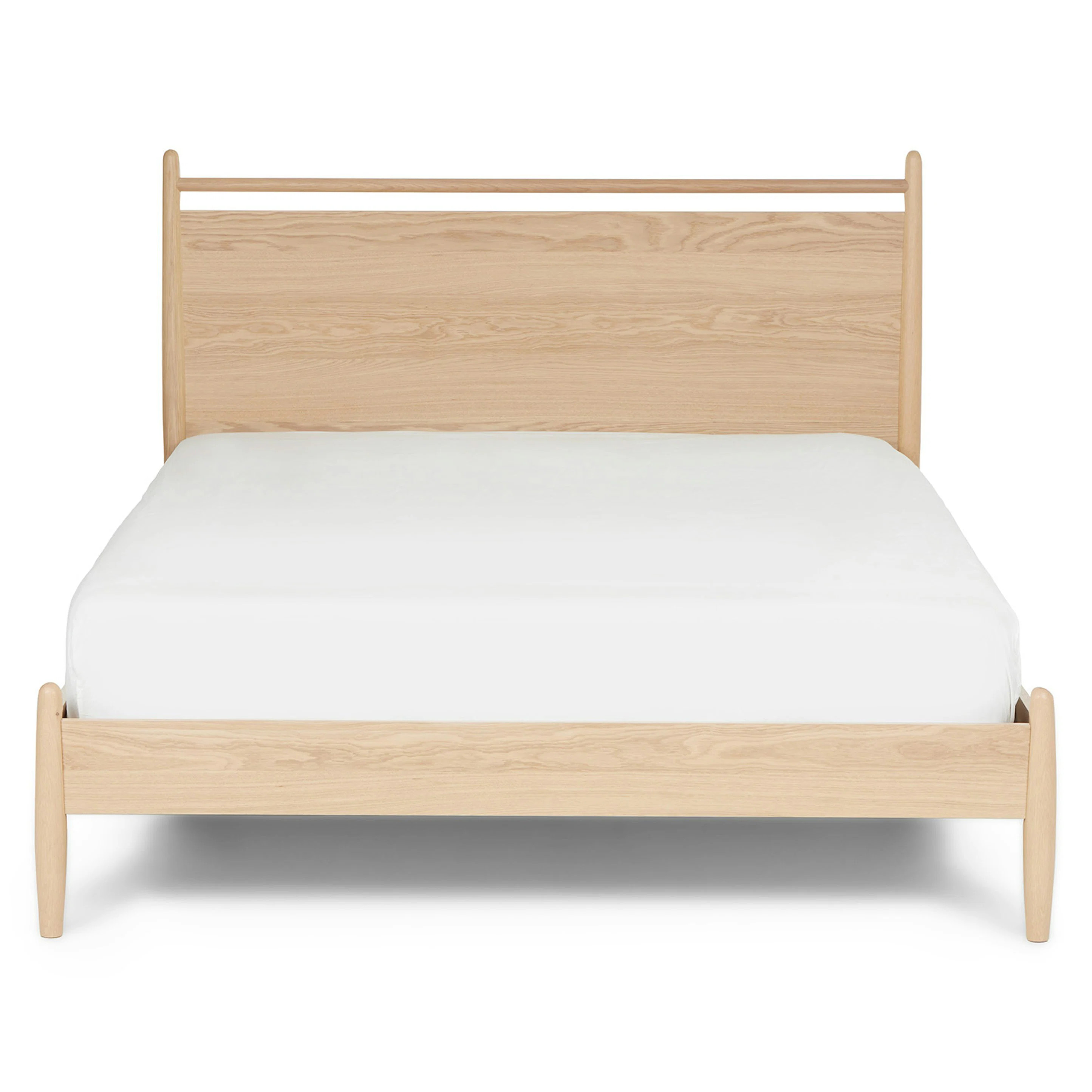 Lenia Queen Panel Bed - White Oak | Article