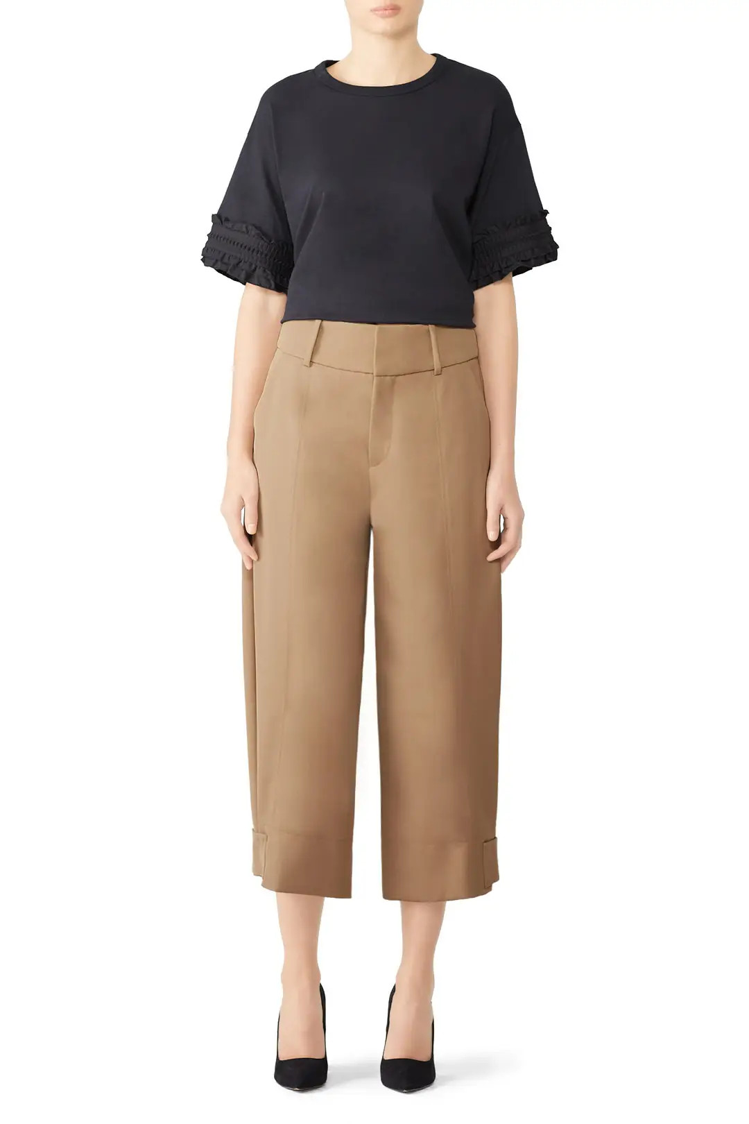 See by Chloe Adjustable Button Trousers | Rent The Runway