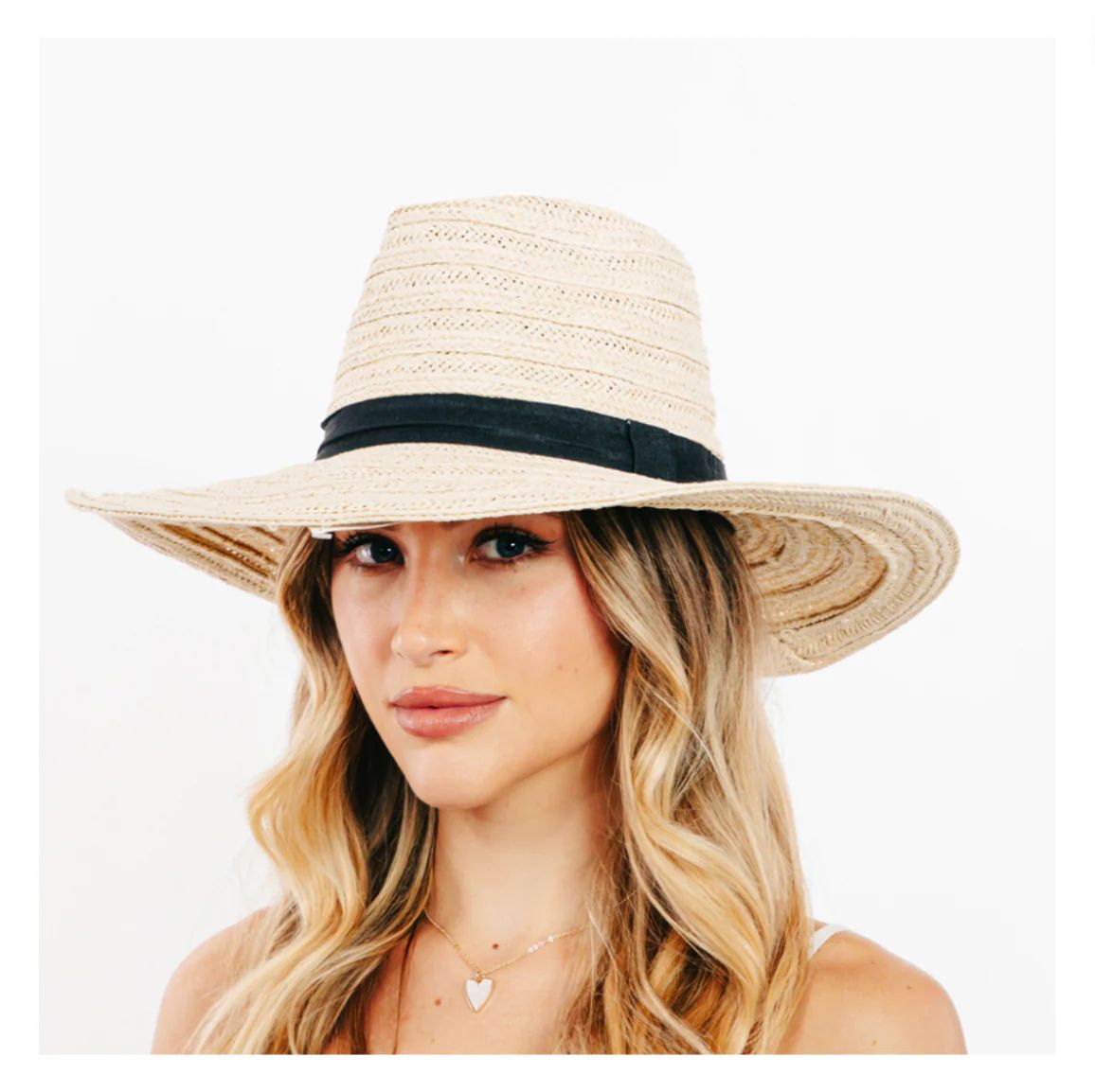 4" Brim Straw Hat | Shop Bijou
