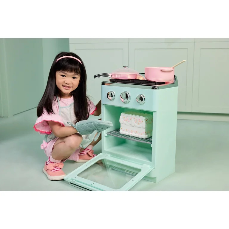 Little Tikes Sweet Spaces Apron & Oven Mitt Set, Play Kitchen Cookware, Ages 3+ | Walmart (US)