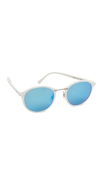 Mirrored Round Sunglasses | Shopbop