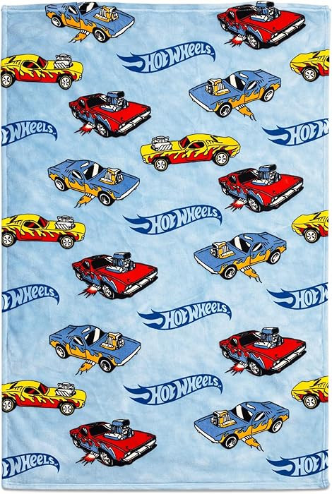 Hot Wheels Blanket (Kids) | Hot Wheels Throw Blanket Soft Plush Fleece | Race Car Blanket Kids | ... | Amazon (US)