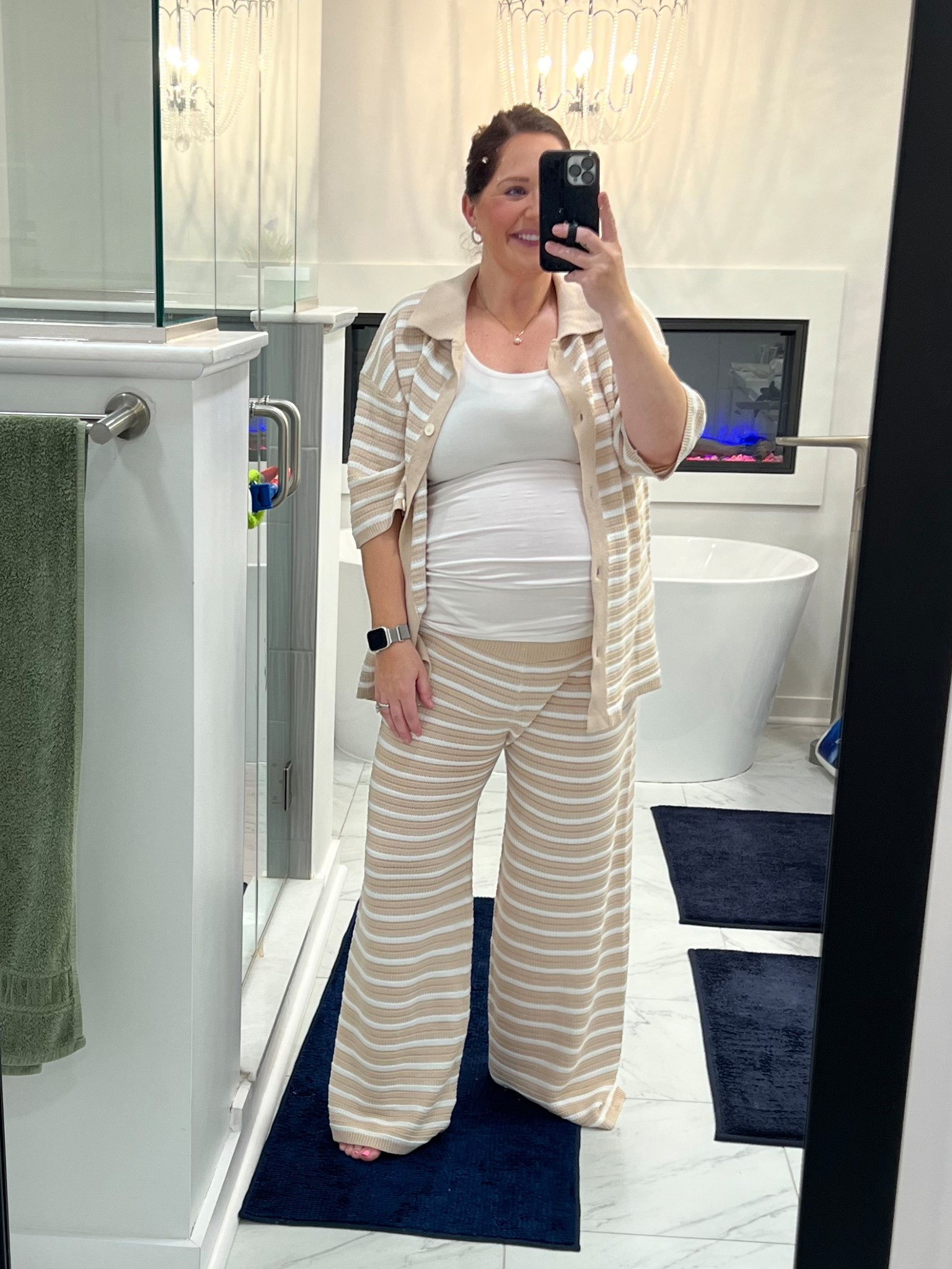 What I wore to my husbands work pool party nine months pregnant. 

Non-maternity outfit. Sized up to fit during postpartum. 

Quality is amazing! 



#LTKBaby #LTKBump #LTKFindsUnder50