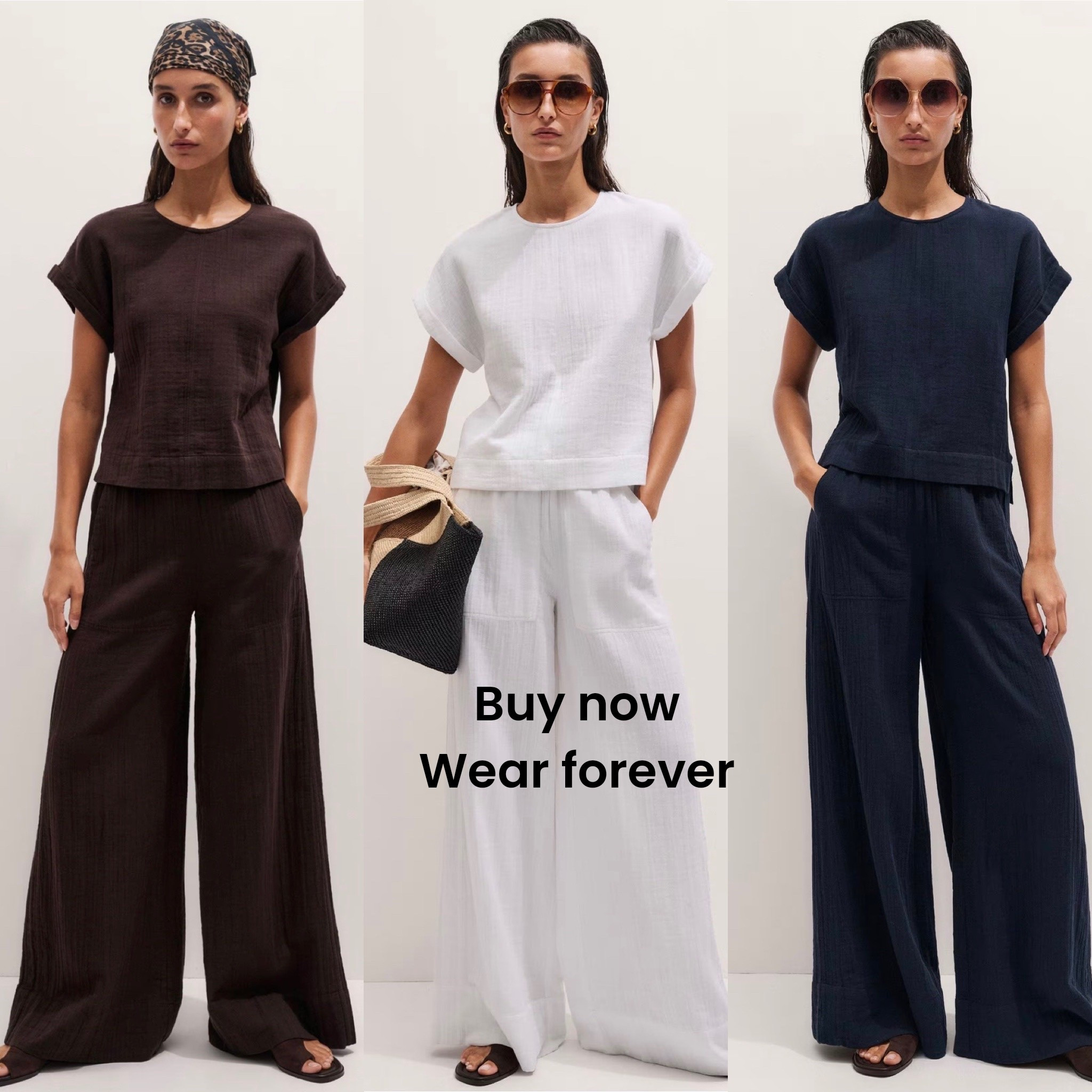 These sets 🖤🤍🤎
The softest cheesecloth and beautiful silhouettes. Mix and match to your hearts content and wear year after year.

#LTKsummer #LTKstyletip