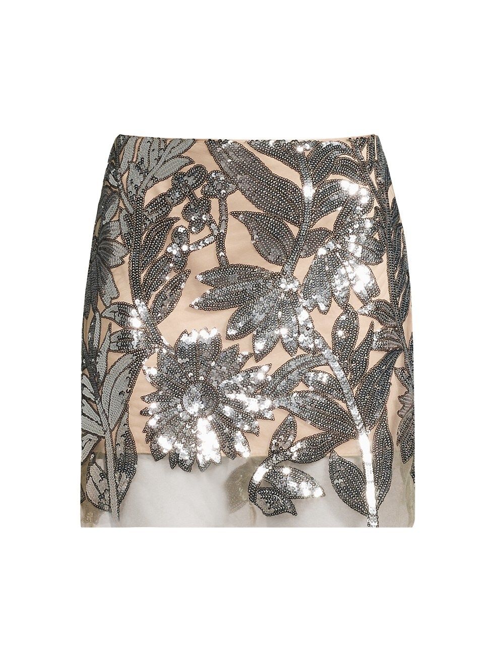 Kristina Sequin Lace Miniskirt | Saks Fifth Avenue