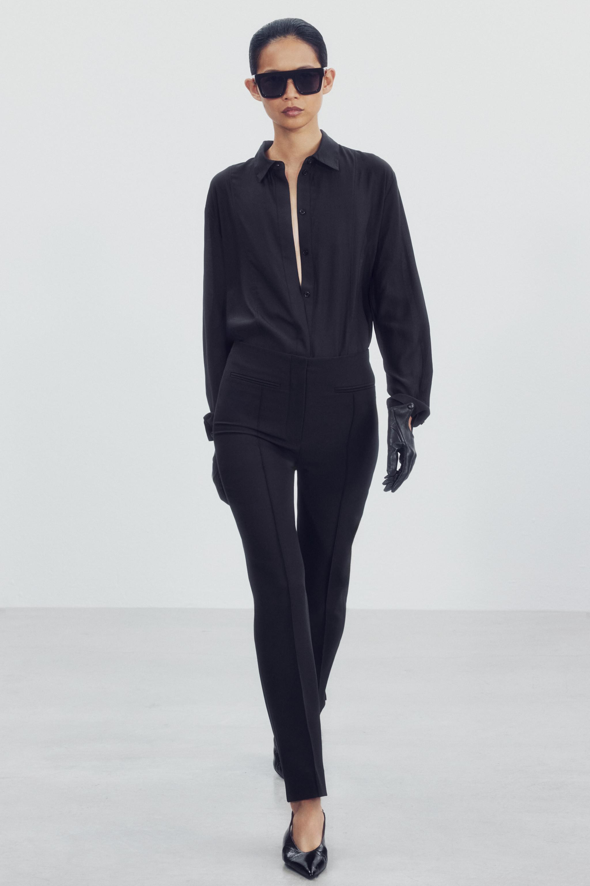 ZW COLLECTION SEWN-CREASE PANTS | Zara US