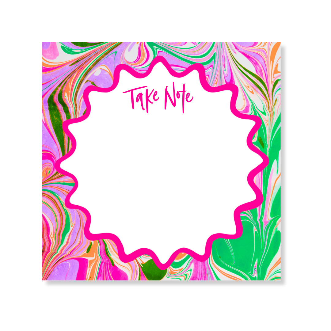 Rose Marble Notepad — Fête Papier | Fete Papier