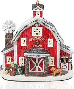 Yinns Christmas Village Houses, Ceramic Houses with Warm LED Light Ornamnet Xmas Village House Ch... | Amazon (US)
