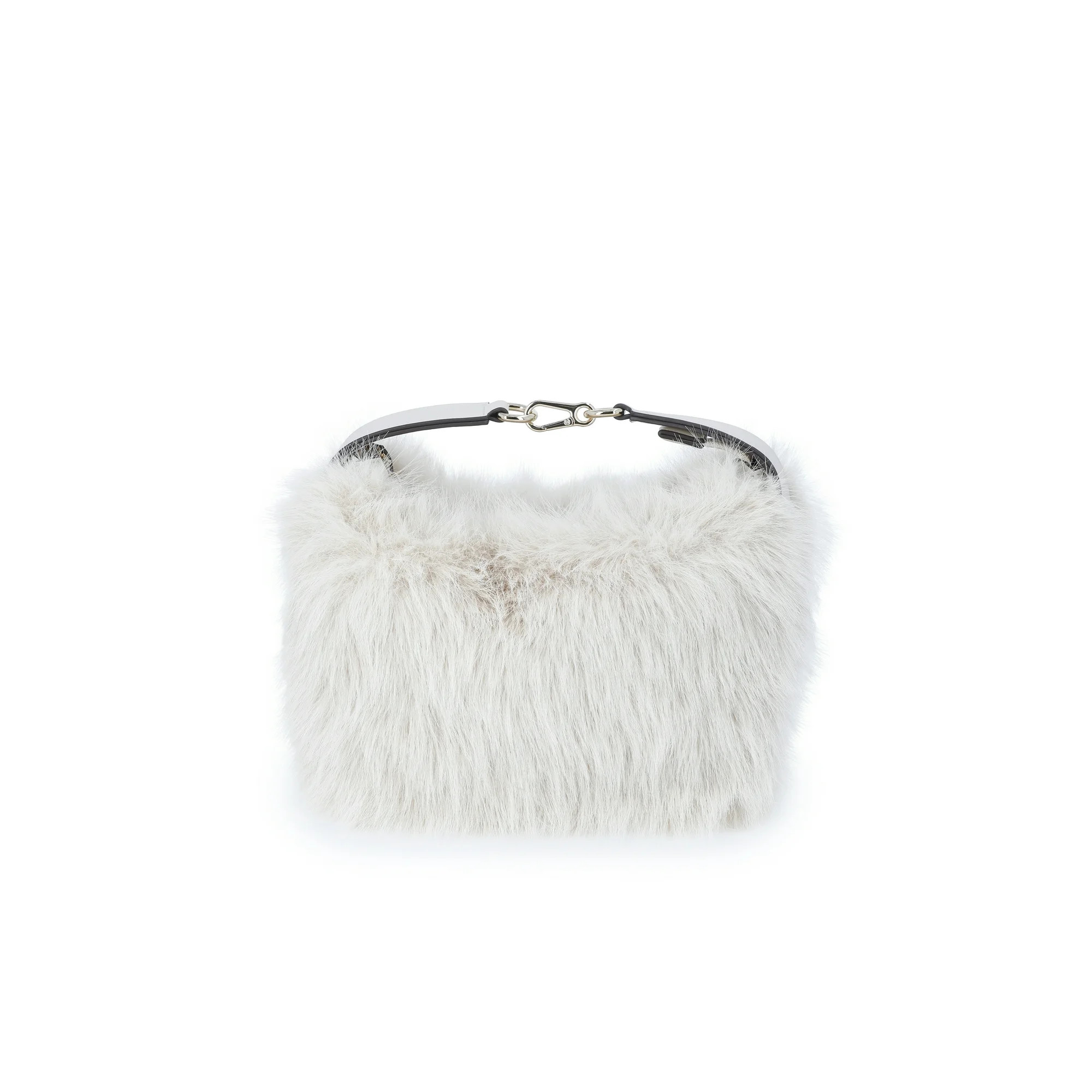 Scoop Women's Faux Fur Top Handle Mini Bag, Crystal | Walmart (US)
