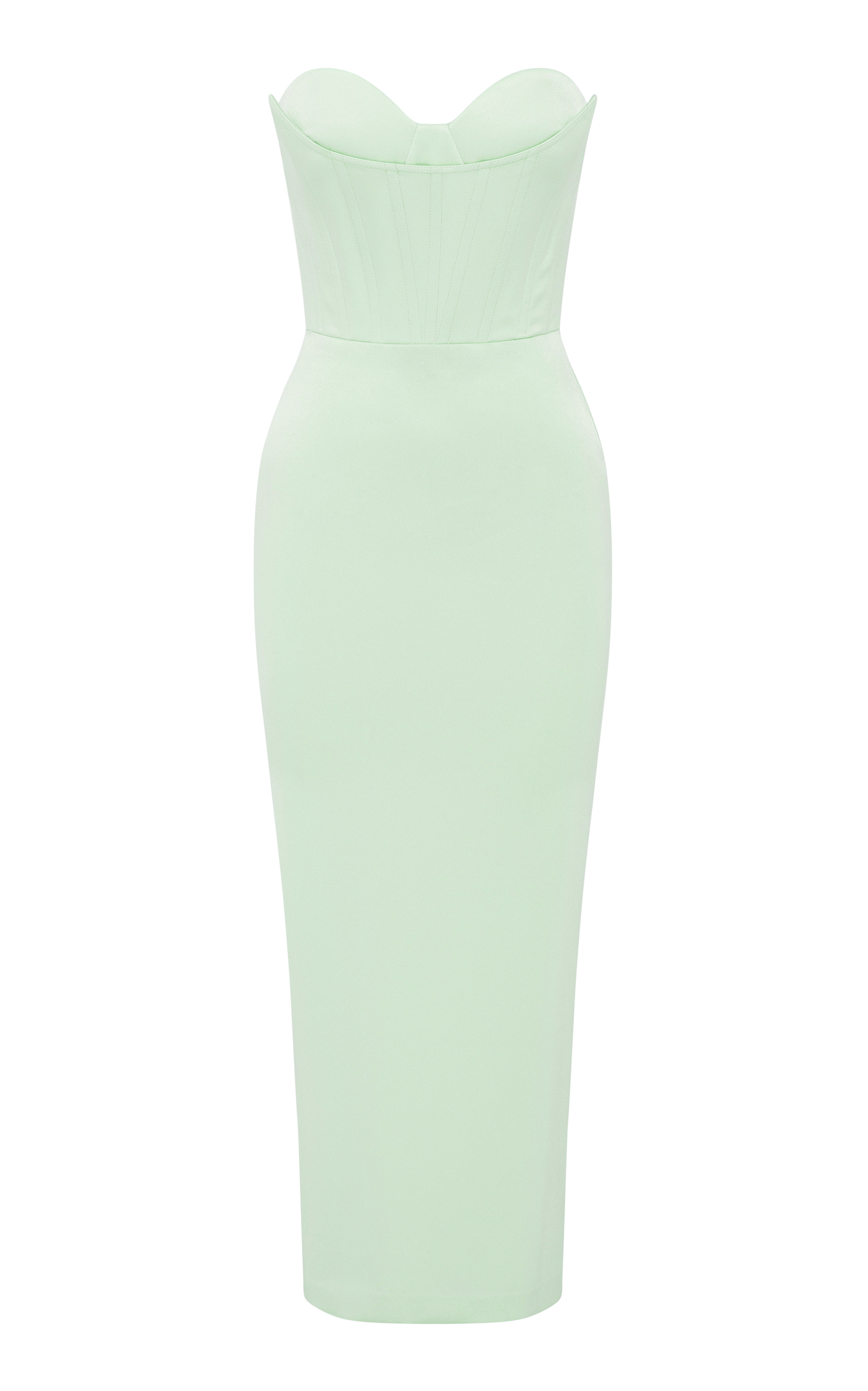 ANSLEY satin crepe corset dress | Moda Operandi (Global)