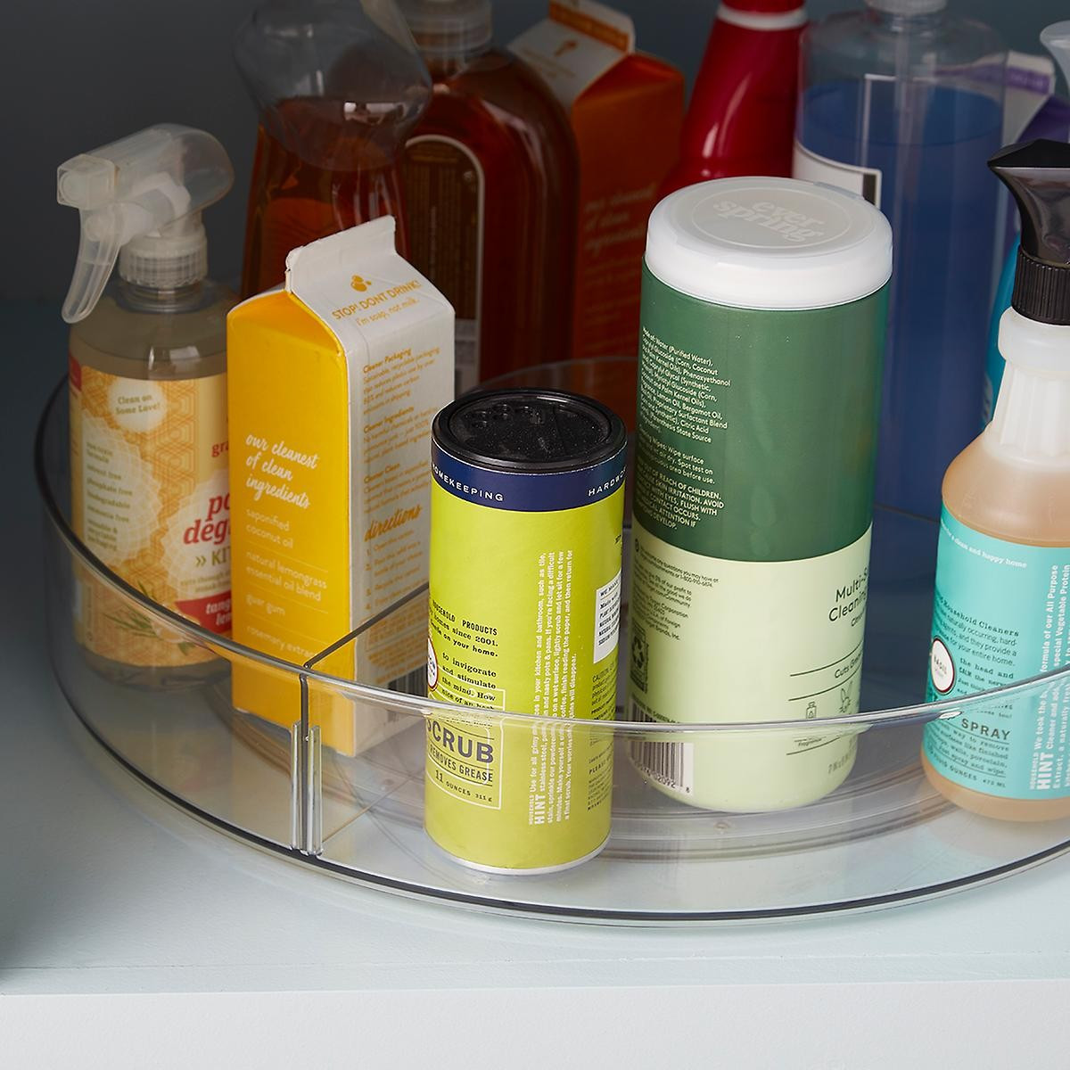 The Home Edit by iDesign Large Divided Lazy Susan | The Container Store