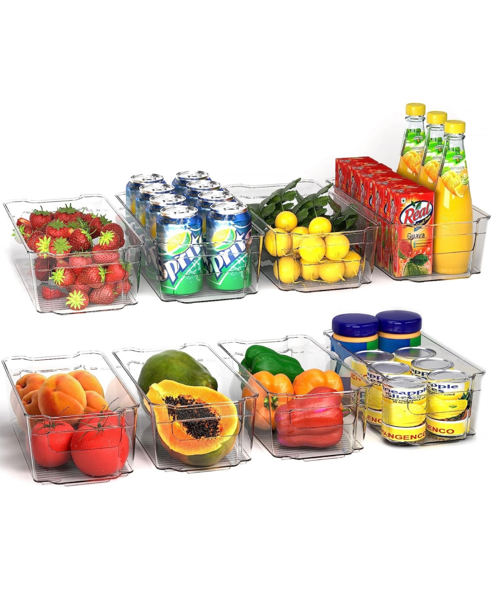 The exact fridge organizers I have and love the sizing!

#LTKhome #LTKsalealert #LTKfindsunder50