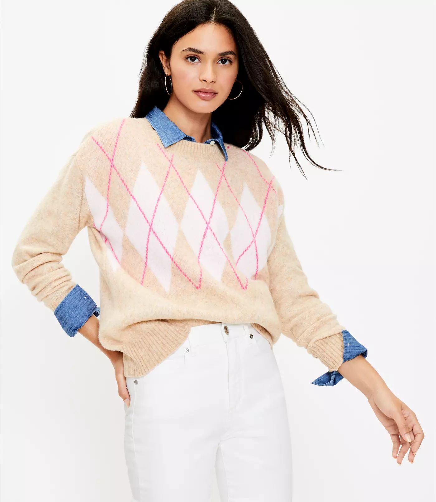 Argyle Sweater | LOFT