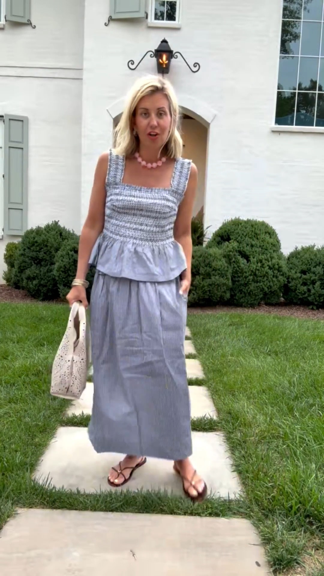 RESTOCK!! Another set that we are living in this summer! We’re wearing it together or separate and mixing and matching it with everything in our closets. 

Top - small
Skirt - xs 
Sandals- 8 tts 

*code Catherine20 at Allie + Bess

#LTKdayinmylife #LTKmomlife #LTKSeasonal