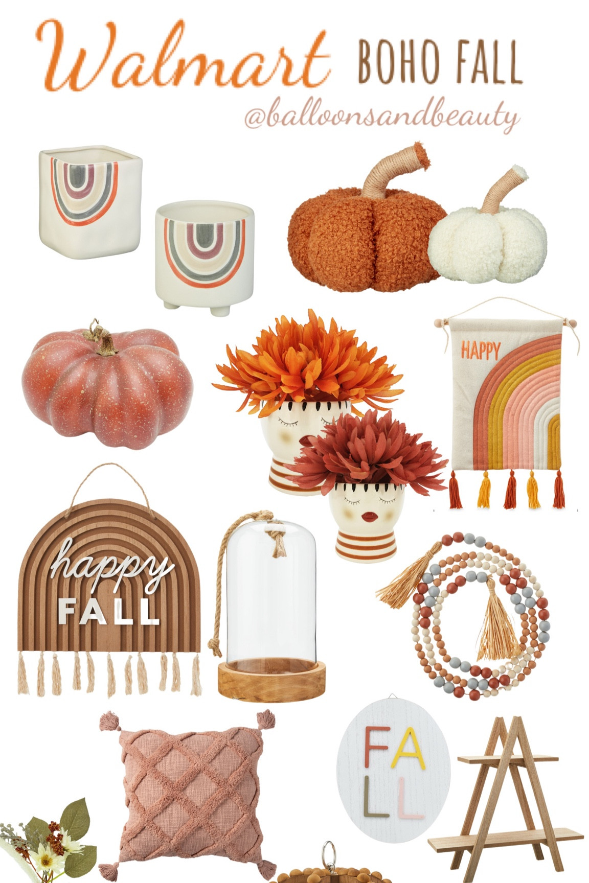 Boho fall finds at Walmart! 

#LTKunder50 #LTKhome #LTKSeasonal