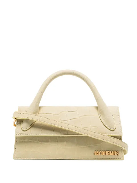 Le Chiquito Long crocodile-effect tote bag | Farfetch (US)