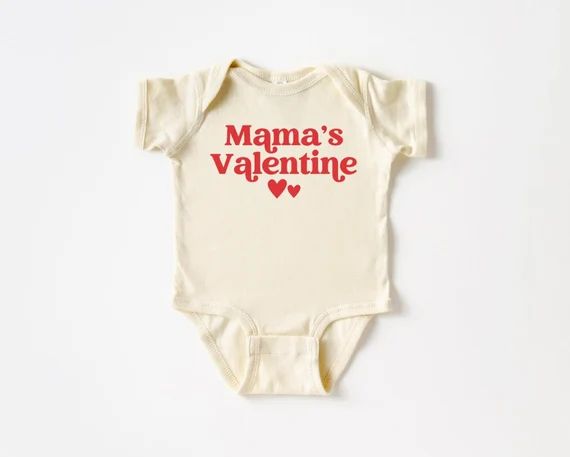 Mama's Valentine Baby Bodysuit Mommy is My Valentine | Etsy | Etsy (US)