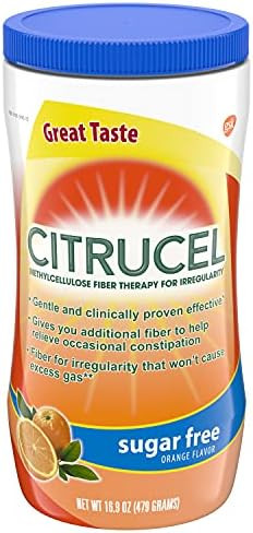 Citrucel Sugar Free Fiber Powder for Occasional Constipation Relief, Methylcellulose Fiber Powder... | Amazon (US)