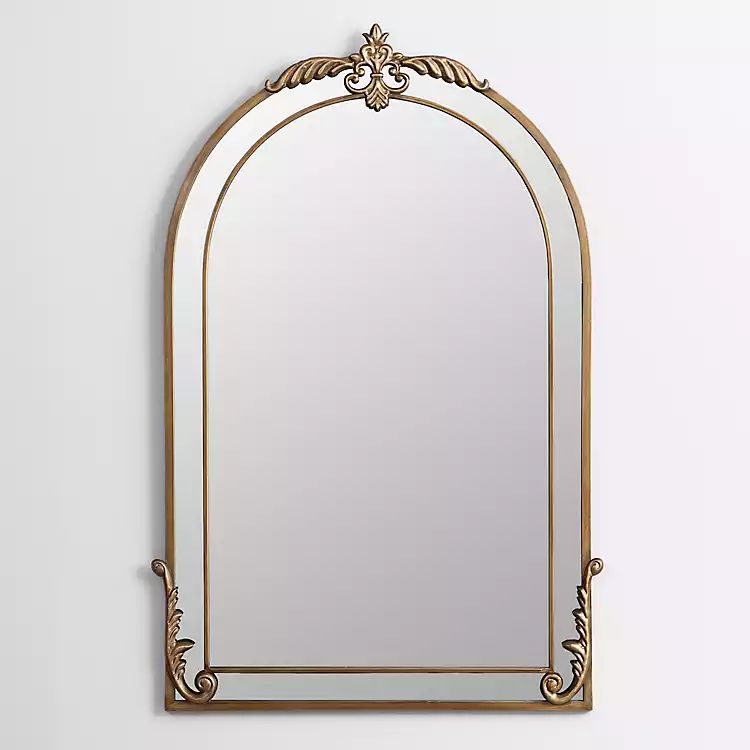Gold Metal Ornate Arch Wall Mirror | Kirkland's Home