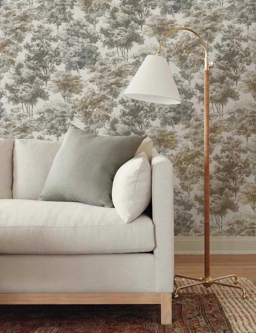 Old World Trees Peel + Stick Wallpaper | Lulu and Georgia 