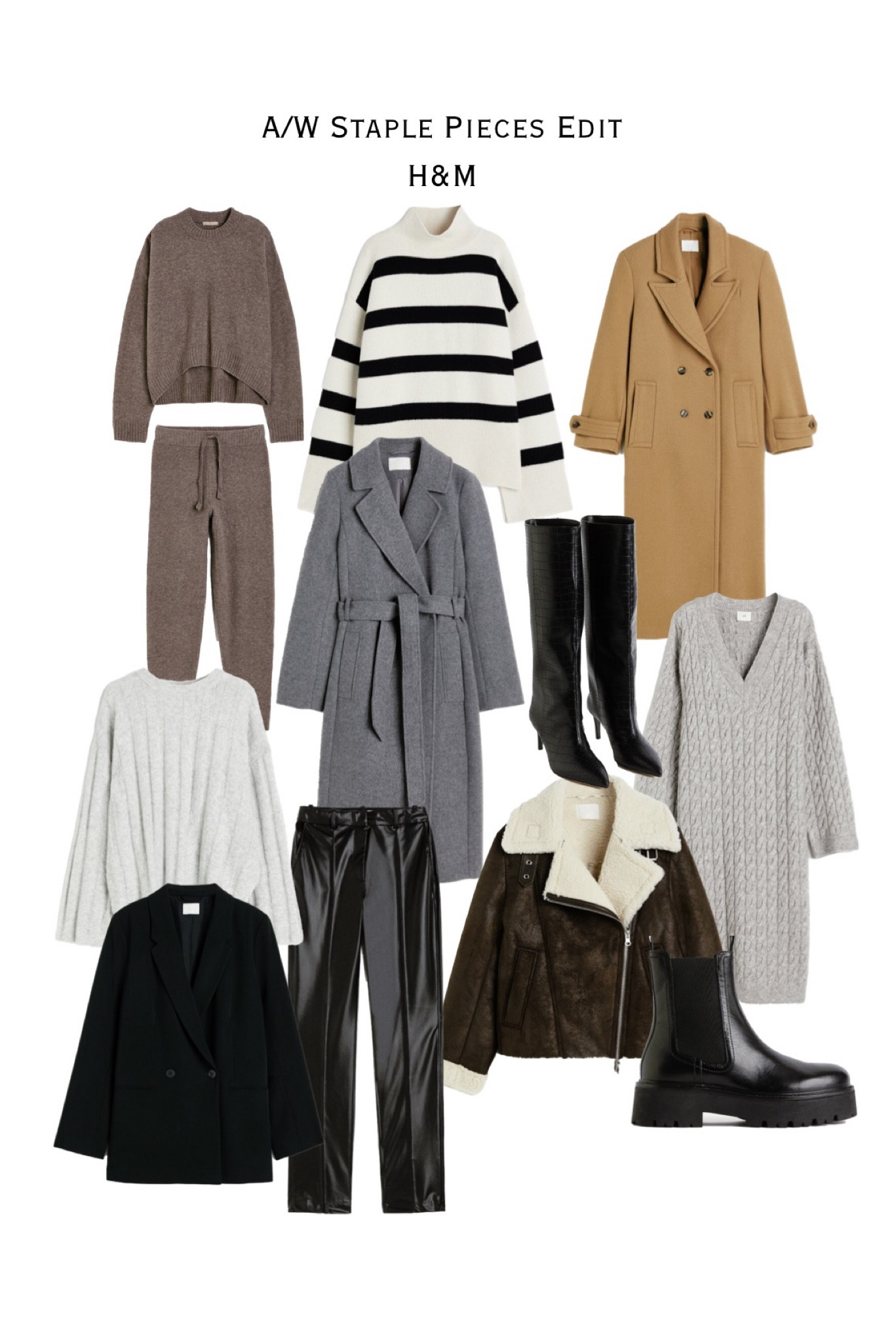 A/W 2023 - Staple Pieces Edit

#autumnwinter #capsulewardrobe #autumnfashion #winterfashion #hmnewin

#LTKfindsunder100 #LTKfindsunder50 #LTKSeasonal