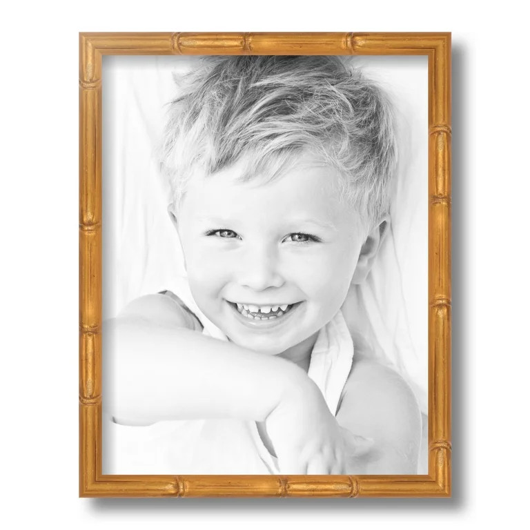 ArtToFrames 11x14 Inch Gold Bamboo Picture Frame, This Multi Wood Poster Frame is Great for Your ... | Walmart (US)