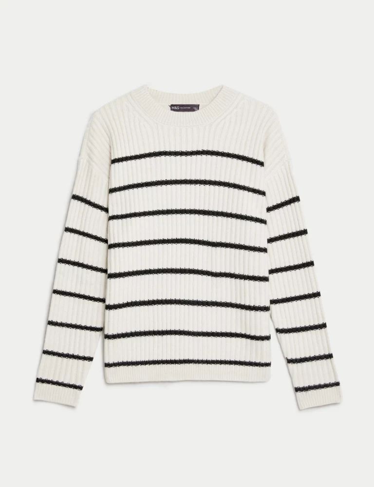 Ribbed Striped Knitted Jumper | Marks & Spencer (UK)