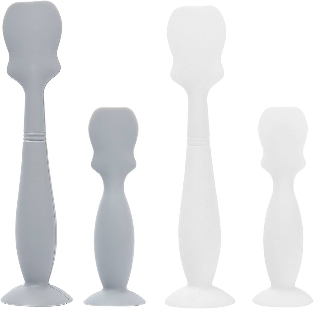 Baby Diaper Cream Spatula, 4 Pack Baby Diaper Brush with Humanized Handle and Suction Cup, Baby C... | Amazon (CA)