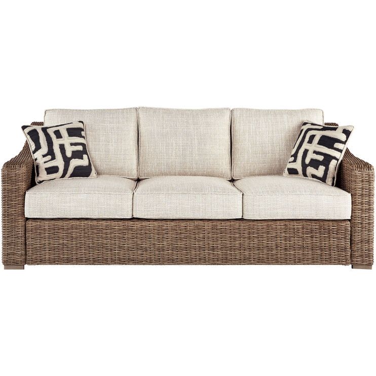 Beachcroft Beige Sofa with Cushion | Slumberland Furniture