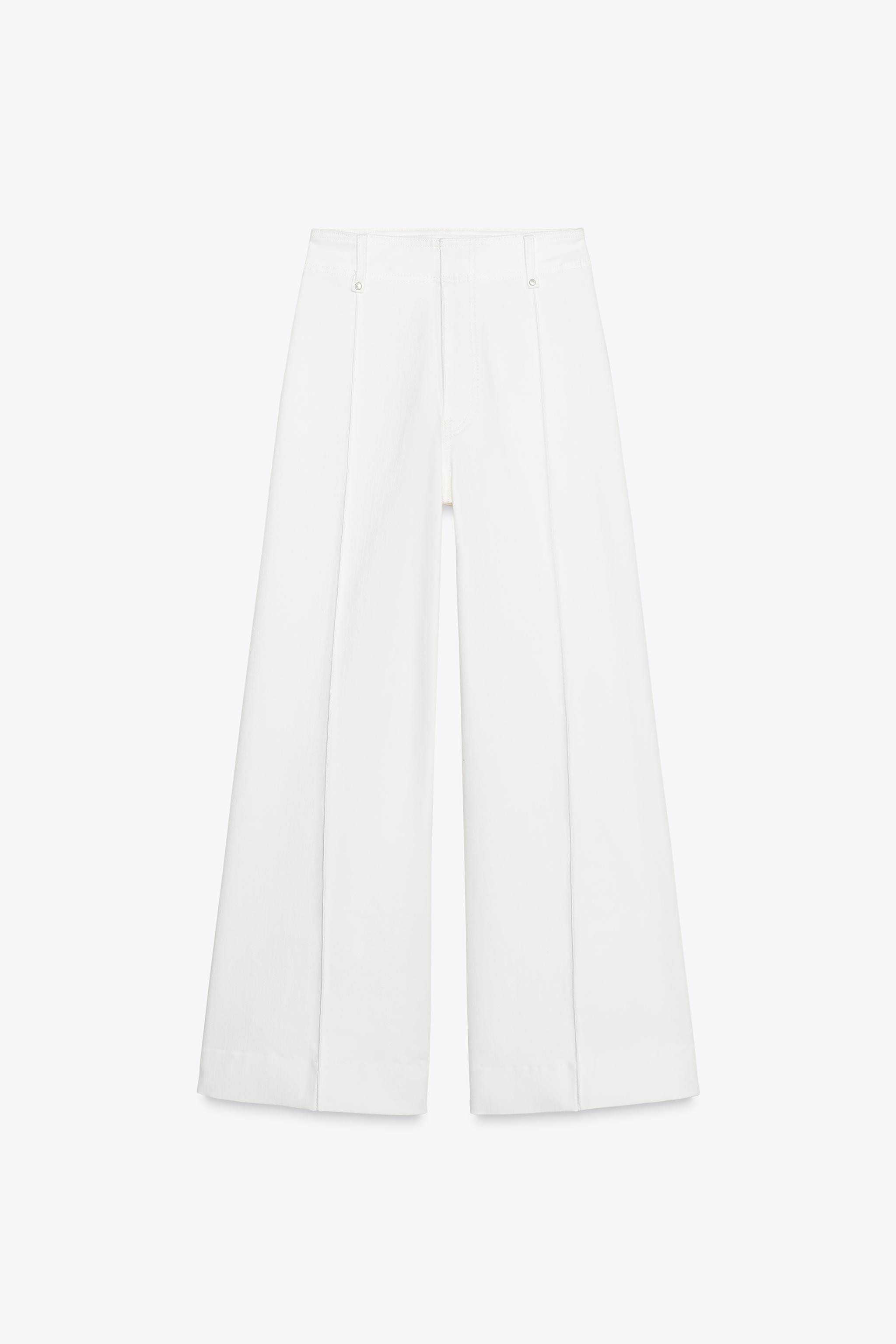 ZW COLLECTION HIGH WAIST WIDE LEG JEANS | Zara US