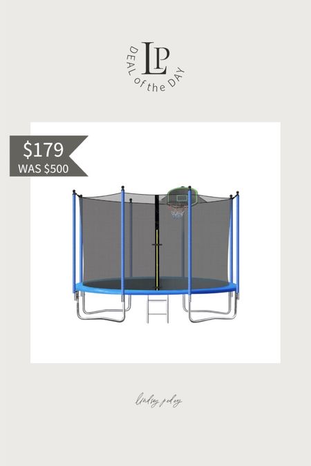 Deal of the day on this 10’ trampoline! Now $179 was $500! 

Walmart, best seller, toys, outdoor fun, gift guide, summer fun, backyard 

#LTKFind #LTKkids #LTKfamily