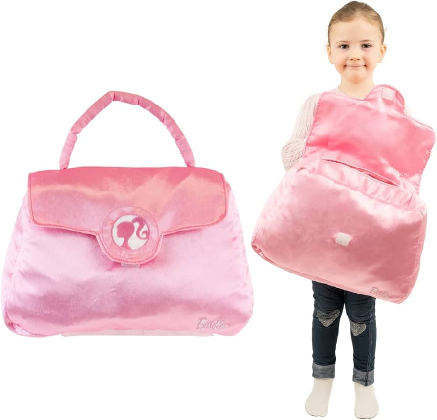 Franco Barbie Purse Pillow Bedding Super Soft Plush Pink Purse/Bag Shapped Cuddle Pillow Buddy, (... | Amazon (US)