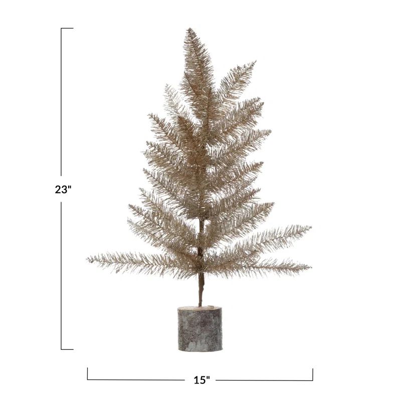 Tinsel Tabletop Tree | Wayfair North America