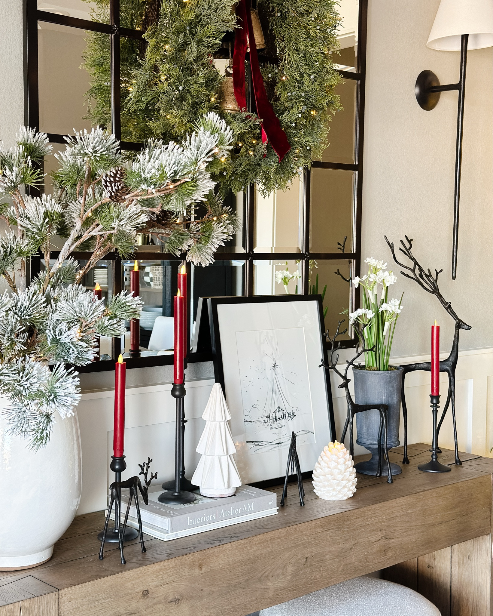Christmas Console Table Styling ideaa

#LTKSeasonal #LTKHoliday #LTKHome