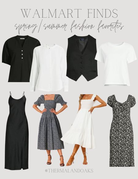 Spring and summer fashion outfits from Walmart 

#LTKfindsunder100 #LTKSeasonal #LTKstyletip