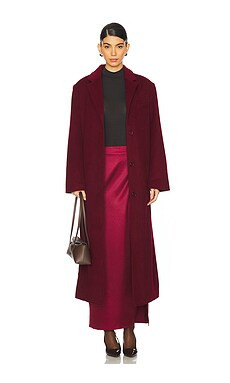 Line & Dot Joel Coat in Crimson from Revolve.com | Revolve Clothing (Global)