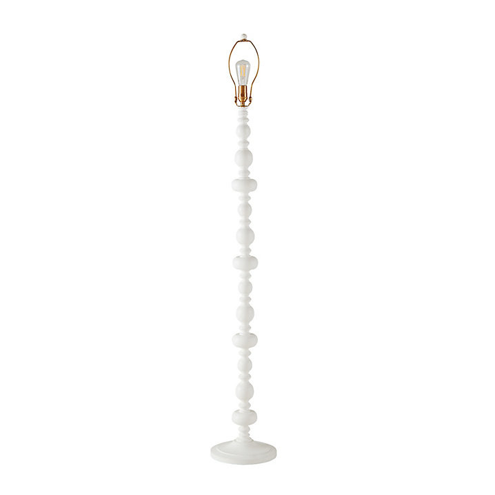 Peyton Wood Floor Lamp Base with Hand Carved Mango Wood & Brass Socket | Ballard Designs, Inc.